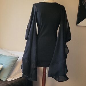 Monaco Black Long Sleeve Dress